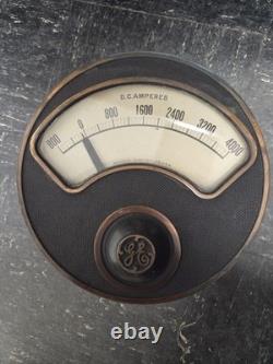 GE General Electric Vintage Railroad 4000 Ampere Meter