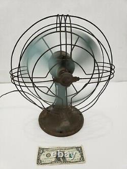 GE General Electric Vortaflex Vintage Desk Fan 3 Blades 272917-1 WORKING