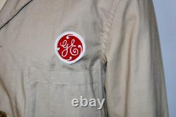 GE General Electric vintage ENGINEER lab coat jacket 40 Shane workwear