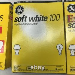 GE SOFT WHITE 60W Long Life A19 Vintage Standard Bulb (4 PACK) GENERAL ELECTRIC