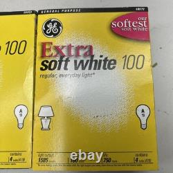 GE SOFT WHITE 60W Long Life A19 Vintage Standard Bulb (4 PACK) GENERAL ELECTRIC
