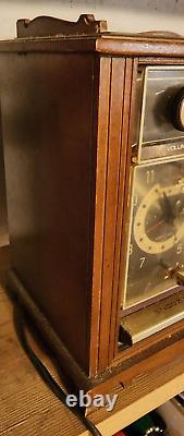 GE Solid State AM-FM Radio Clock