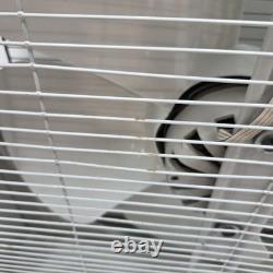 GE Vintage Metal Box Fan General Electric 3 Speed 5 Blade