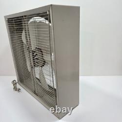 GE Vintage Metal Box Fan General Electric 3 Speed 5 Blade
