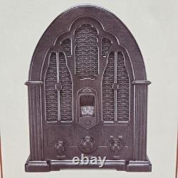 GE Wood Cathedral 1932 Replica AM/FM Radio Vintage New Open Box Model 7-4100J