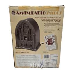 GE Wood Cathedral 1932 Replica AM/FM Radio Vintage New Open Box Model 7-4100J