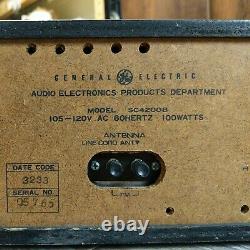 GENERAL ELECTRIC SC4200B 4 Channel Stereo Receiver. Vintage