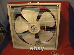 Ge 3 Speed Vintage Box Fan