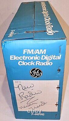 Ge General Electric 7-4646 Digital Clock Radio Alarm (new Old Stock!) Vintage