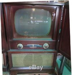 Ge General Electric Antique Vintage Movie Prop Television Tv Console Tv631