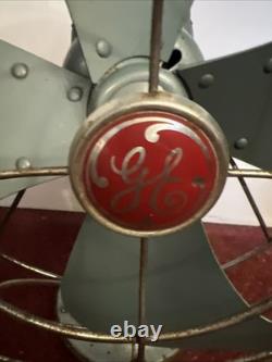 Ge General Electric Oscilating Fan Teal Blue Fan 3 Spd Fm16v23 16? Video