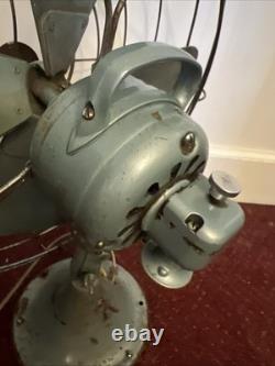 Ge General Electric Oscilating Fan Teal Blue Fan 3 Spd Fm16v23 16? Video