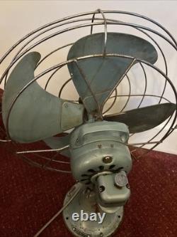 Ge General Electric Oscilating Fan Teal Blue Fan 3 Spd Fm16v23 16? Video