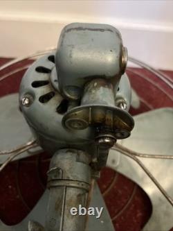 Ge General Electric Oscilating Fan Teal Blue Fan 3 Spd Fm16v23 16? Video