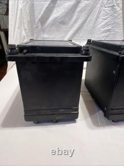 General Electric 121AC51B4A Time Overcurrent Relay Pair Vintage Industrial GE