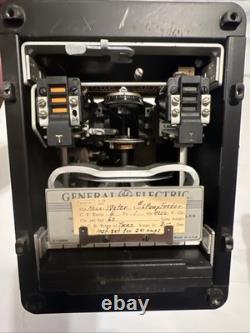 General Electric 121AC51B4A Time Overcurrent Relay Pair Vintage Industrial GE