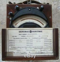General Electric 1942 Vintage MILLIVOLTMETER DP2 Rare Test Equipment Steam Punk