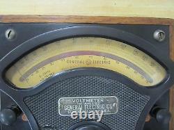 General Electric 551988 Volt Meter S-09916 Vintage Industrial Antique