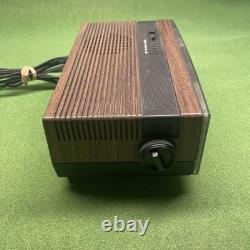 General Electric 7-4305F Vintage Flip Alarm Clock AM/FM Radio WORKS GREAT