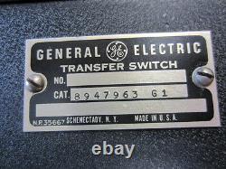 General Electric 8947963 G1 Transfer Switch Vintage