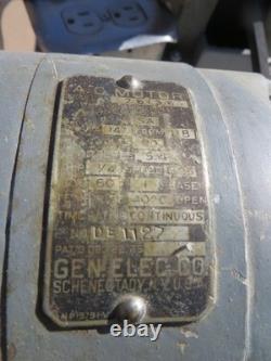 General Electric AC Motor Model 26136 1/4 HP Vintage Working SEE VIDEO