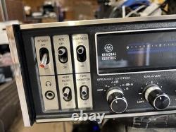 General Electric Am Fm Stereo Receiver Model RA200A Vintage Hifi Gold UNTESTED