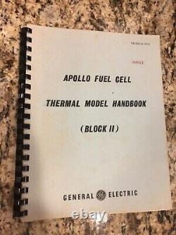 General Electric Apollo Fuel Cell Thermal Model Block 2 Spiral Vintage Handbook
