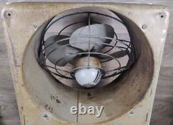 General Electric Automatic Thermostat Twin-Fan Ventilator Missing Knob See Pics