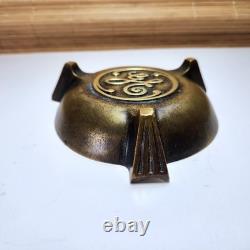 General Electric Bronze Ashtray Vintage GE Art Deco Heavy 1.25 lb 1930s-50 General Electric Bronze Ashtray Vintage GE Art Deco Heavy 1.25 lb 1930s-50