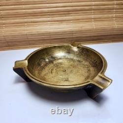 General Electric Bronze Ashtray Vintage GE Art Deco Heavy 1.25 lb 1930s-50