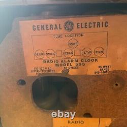 General Electric Clock radio model number 535 Working Condition