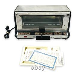 General Electric Deluxe Toast-R-Oven Toaster T93B/3103 Vintage 1975 GE with Manual