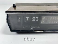 General Electric Flip Alarm Clock Model C4330A Tested Alarm Works See Desc