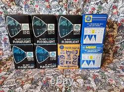 General Electric Flood Light Bulbs Lot of 16 Vintage- Amber, Red, Green, Blue