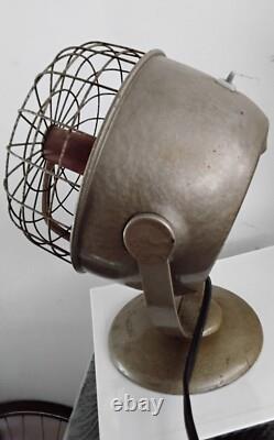 General Electric GE Copper Toned 11 Tabletop Sun Disc Heater Vintage Works