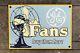 General Electric Ge Fans Buy Them Here Porcelain Vintage Store Sign, 7 X 10