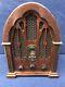 General Electric Ge Reproduction Model No 7-4100ja Cathedral Am/fm Radio Wood