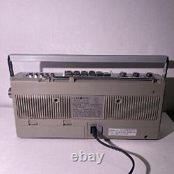 General Electric GE Vintage Cassette Player & Radio With Power Cord Model 3-5285A