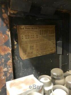General Electric M-106 ART DECO 1935 Vintage Vacuum Tube Console Radio-C@@L