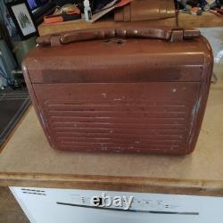 General Electric Metal Am Radio Battery Charger Built In, 1946 47 Vintage Usa