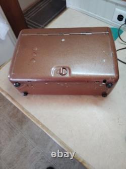 General Electric Metal Am Radio Battery Charger Built In, 1946 47 Vintage Usa
