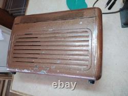 General Electric Metal Am Radio Battery Charger Built In, 1946 47 Vintage Usa