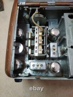 General Electric Metal Am Radio Battery Charger Built In, 1946 47 Vintage Usa
