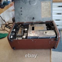 General Electric Metal Am Radio Battery Charger Built In, 1946 47 Vintage Usa