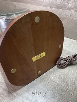 General Electric Meter Table Lamp Dial Spins Steampunk Vintage Works GREAT