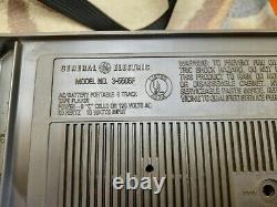 General Electric Portable 8-Track Tape Player Model 35505F The Blaster 2 II Vtg