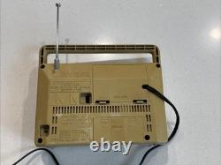 General Electric Powered AC/Battery AM/FM Radio Model No. 7-2825J Vintage