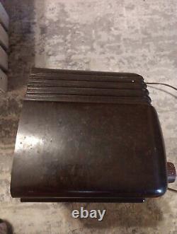 General Electric Radio Model 202 Vintage Tubes Brown