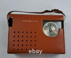 General Electric Solid State Portable AM Radio Case, Papers, And Box Included