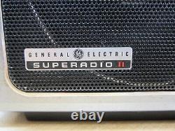 General Electric Super Radio II 7-2885F Long Range Vintage AM/FM 200MM Works